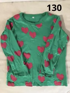 マーキーズ　ハート柄　長袖ロンT 130 ソウガラナガソデロンT