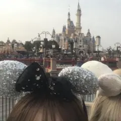 上海ディズニー限定 被り物　カチューシャ　ミニー