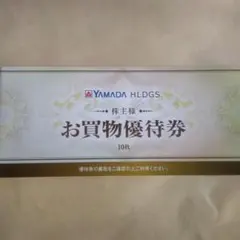 YAMADA HLDGS. お買物優待券 500円券 10枚+1枚