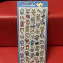 韓国限定販売正規品ホログラムシール付きドラえもん 3Dクリスタルステッカー