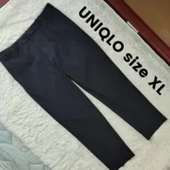 美品 UNIQLO size XL ユニクロ スマートアンクルパンツ ネイビー