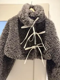 sorinソリンSynthetic Fur Lace-up Cardigan