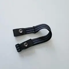 調節ゴムベルト 黒 ストライプデザイン キッズ
