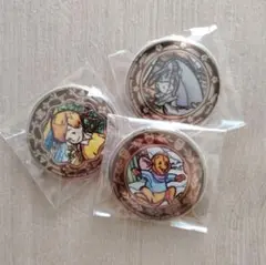 ディズニー プーさん 金バッジ ３点