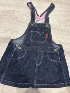 ミキハウス デニム オーバーオール　Mサイズ
