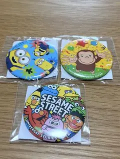 セサミストリート 缶バッジ ＵＳＪ限定品 5個セット
