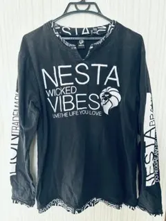 NESTA BRAND 長袖カットソー ブラック Lサイズのサムネイル