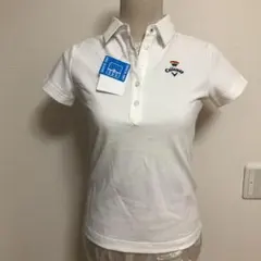 ホワイトポロシャツ