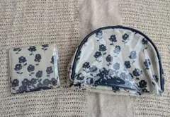 Ray Cassin 花柄ラウンドポーチ