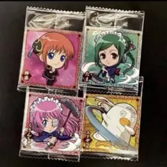 銀魂シールウエハース2 神楽たまくりんちゃんエリザベス 4枚セット