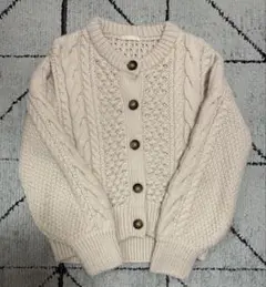 GU ケーブルニットカーディガン