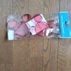 新品、未使用ミッキーサングラスレッド