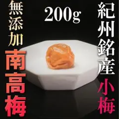 紀州和歌山産 無添加梅干し【南高梅 小梅】200g