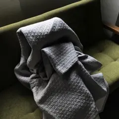 訳あり 190x240cm イブル マット ラグ クラウド柄 グレー 洗える ②