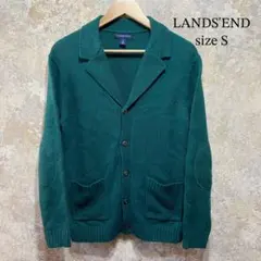 LANDS'END ランズエンド エルボーパッチ カーディガンのサムネイル