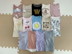 女の子 子供服 長袖 ロンT 13点 80-90 まとめ売り