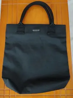 COMME CA DU MODE ブラック トートバッグ30cmマチ付フォーマル