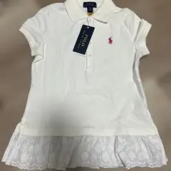 POLO ラルフローレン レース付 新品未使用 タグ付き 130 ポニー刺繍