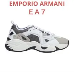 【大特価❗️新品】EMPORIO ARMANIスニーカー ホワイト/グレー