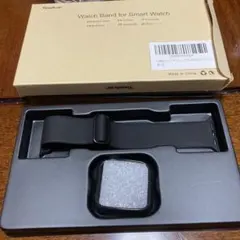 ★未使用★Apple watch 磁気バンド、カバーセット　ブラック　黒　49