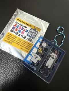 福岡ソフトバンクホークス完売シークレットプラスチックモデル風キーチェーン中村晃