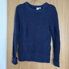 GAP ネイビー 長袖ニットセーター XXS