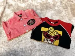 HYSTERIC デニム風　長袖ジャケット　裏起毛　トレーナー　90cm