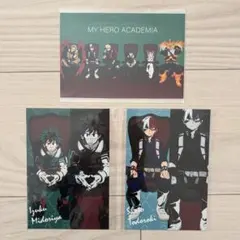 僕のヒーローアカデミア ヒーロープラザ ポストカード 緑谷出久 轟焦凍 セット