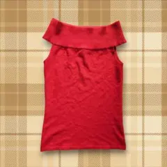 Y2K　平成ギャル　オフショルダーニット　日本製　Bin Bin