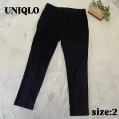 【UNIQLO】 ユニクロ (2) 感動パンツ カジュアル 黒