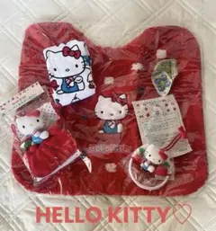 希少♡新品・未使用♡ハローキティ♡ケーキ♡トイレ用品4点セット♡2003年