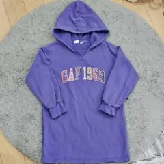 GAP1969 フード付きスウェット 紫 S