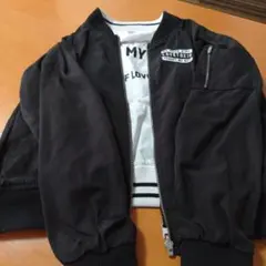 LOVETOXIC ブラック MA-1ジャケット 160 リバーシブル