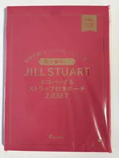 ゼクシィ付録　JILL STUART エコバッグ＆ストラップ付きポーチセット