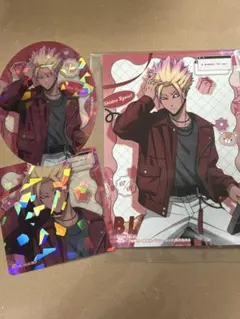 ブルーロック　士道龍聖　バレンタイン　ダイカットクリアカード　非売品ブロマイド