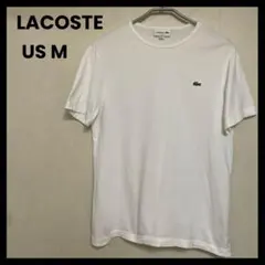 ラコステ　Tシャツ　白　ロゴ　ワニ　シンプル　日本製のサムネイル