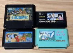 ファミコン　ソフト　4本　動作確認済み　カセット　任天堂