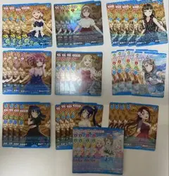 ラブライブカードゲーム　ラブカ　Aqours まとめ売り　r r+ p 4コン