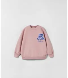 ZARA ザラ　THE BIG OLITA ロゴスウェット　ピンク　98cm