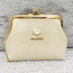 がま口 がま口ポーチ コインケース 大きい スヌーピー