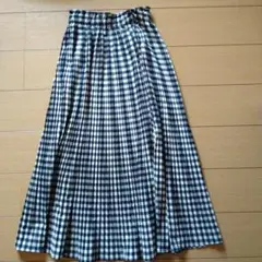 チェック柄プリーツスカート