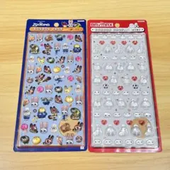 【新品未開封】ボンボンドロップシールmini ディズニー 2種2枚セット