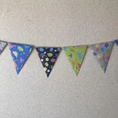 ガーランド 折り紙 デコレーション 飾り付け 誕生日 クリスマス パーティー