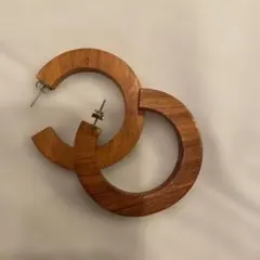 ♡様　専用 ウッドフープピアス