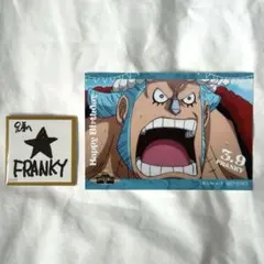 ONE PIECEフランキー サイン入り缶バッジ バースデープロマイド