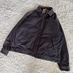 90s ポロラルフローレン スイングトップ ポルトガル製ネイビーM