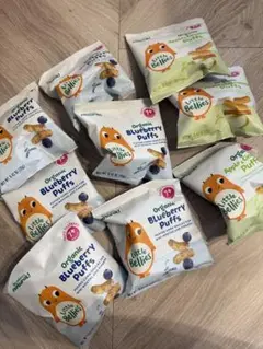 Iherb購入　Little Bellies オーガニックブルーベリーパフ