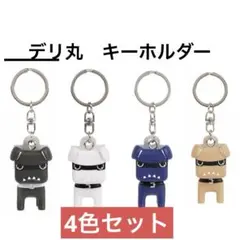 新品未使用　即日匿名発送☆三菱　デリ丸　キーホルダー　4色セットのサムネイル