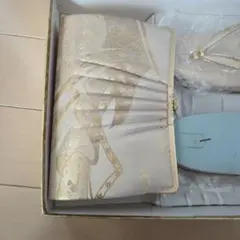金色 和装履物セット バッグ付き　使用済み　サイズ約23