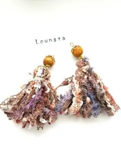 5点で450円引き ハンドメイドピアス 樹脂ピアス